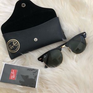 Ray Ban Accessories Rayban Authentic Clubmaster Made In Italy Poshmark